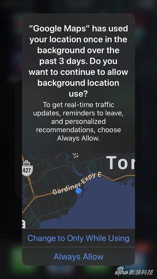 蘋果對iOS 13更嚴格的位置權限發聲明:為保護隱私