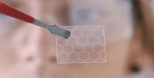 夾子夾石墨烯片