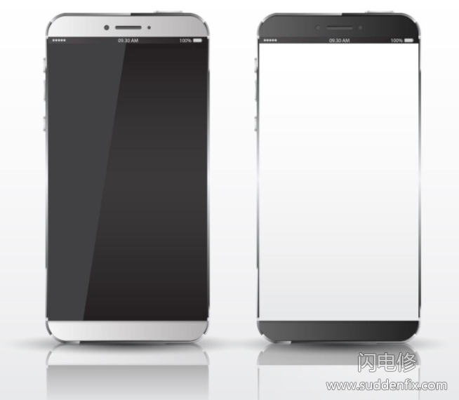 手機外屏，內(nèi)屏分辨